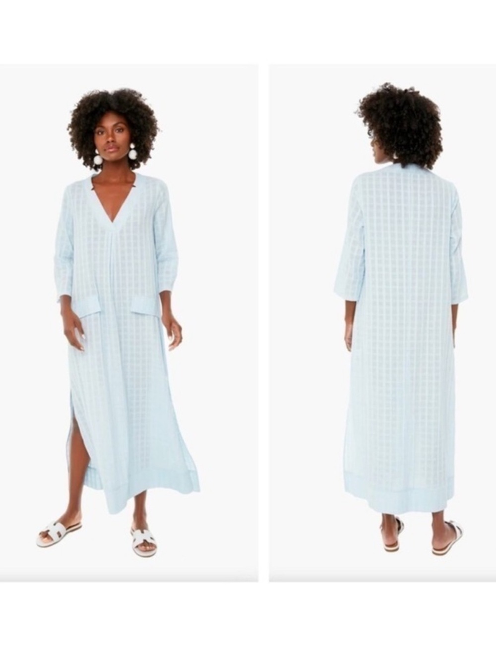 Pomander Place Carolina Caftan XL Blue